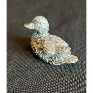 Royal Selangor 1994 Pewter  Ducks 54-7422 Flaw Missing Small Piece Of Pewter